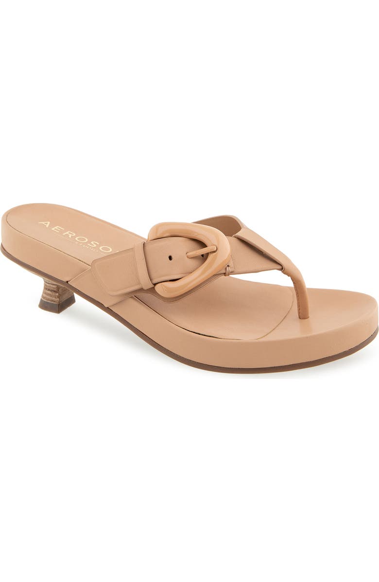 Aerosoles Calvin Flip Flop, Main, color, Beige Bisque Leather