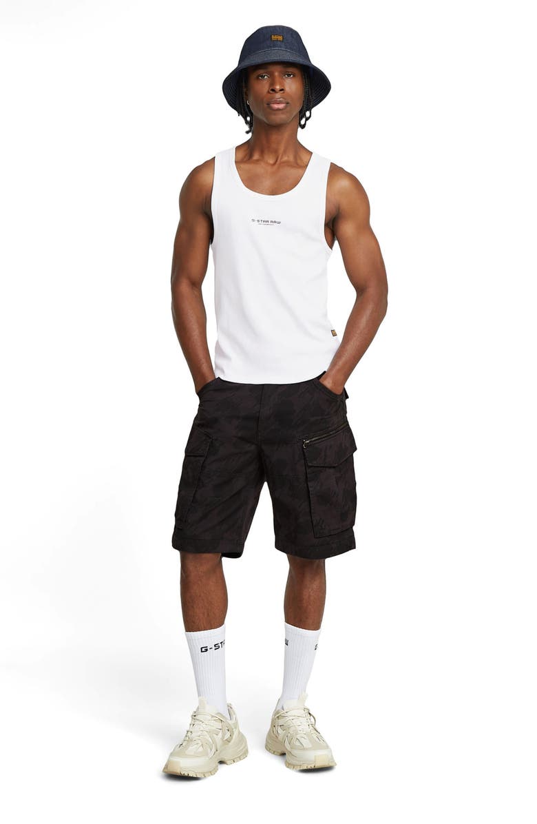 G-STAR Rovic Zip Relaxed Fit Cotton Ripstop Cargo Shorts, Alternate, color, Shadow Glitch Beach Camo