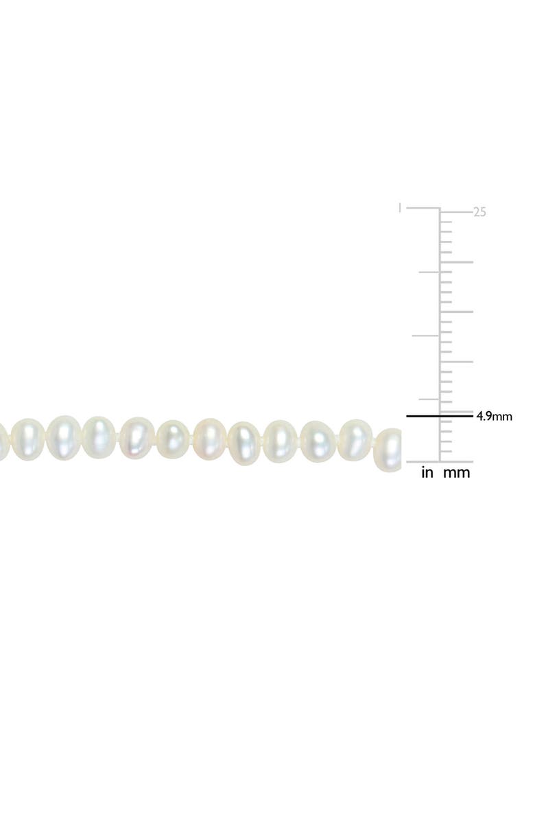 DELMAR Cultured Freshwater Pearl Bracelet, Alternate, color, White