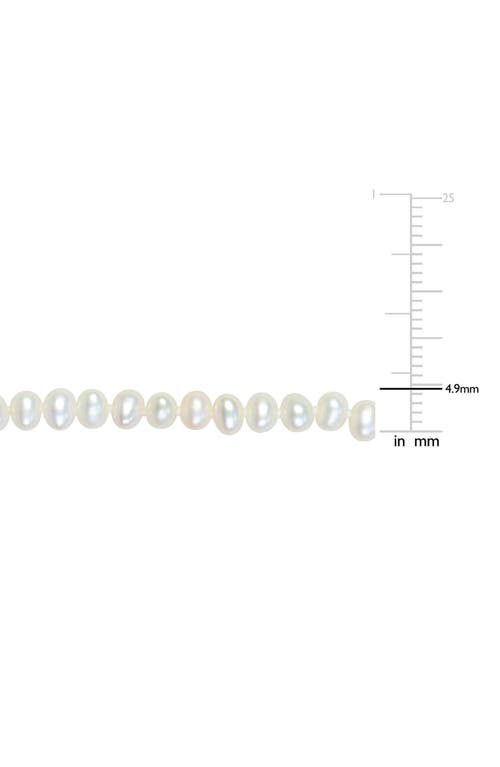 Delmar Cultured Freshwater Pearl Bracelet In White