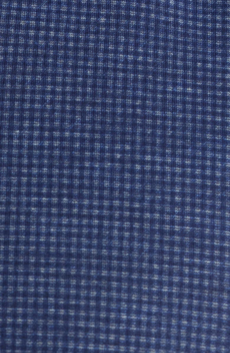 johnnie-O Lomond Check Zip-Up Vest, Alternate, color, Navy