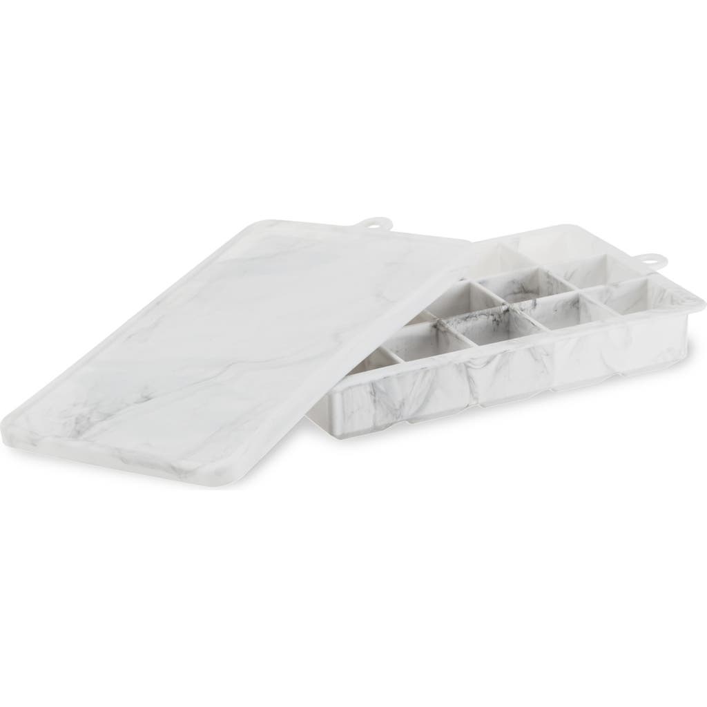 HOST 1.25" Ice Cube Tray with Lid in Gray Marble  product