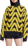 adidas Chevron Knit Half Zip Pullover Sweater