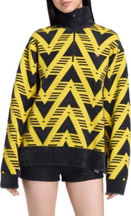 adidas Chevron Knit Half Zip Pullover Sweater