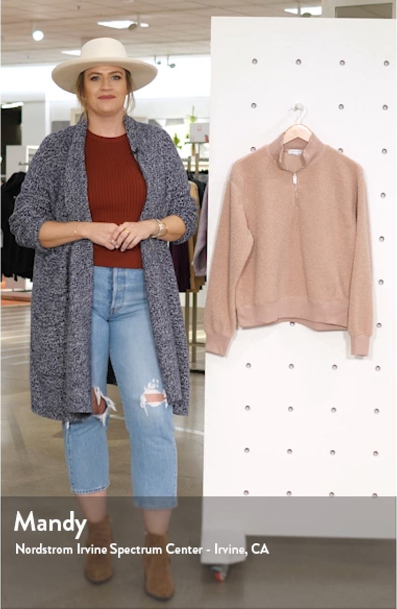 Half Zip Funnel Neck Sweatshirt, sales video thumbnail