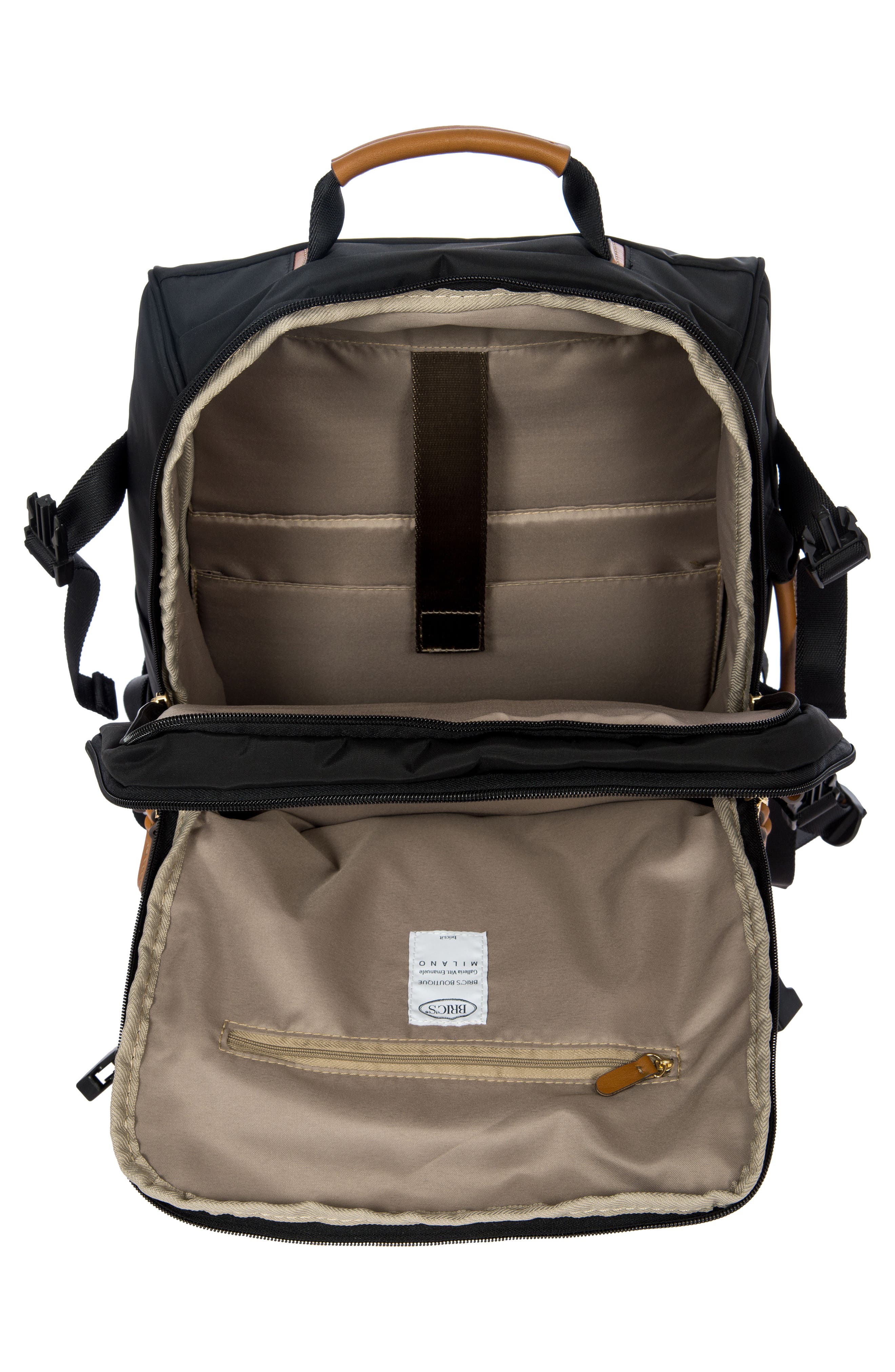 X-Travel Montagna Travel Backpack, Alternate, color, BLACK