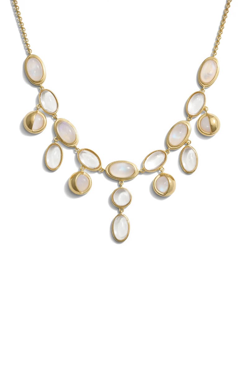 Awe Inspired Midnight Reflection Collar Necklace, Main, color, 14K Gold Vermeil