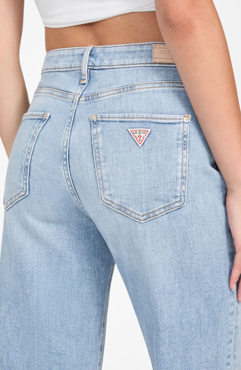 GUESS High Waist Wide Leg Jeans, Alternate, color, Frgl-Open Blue