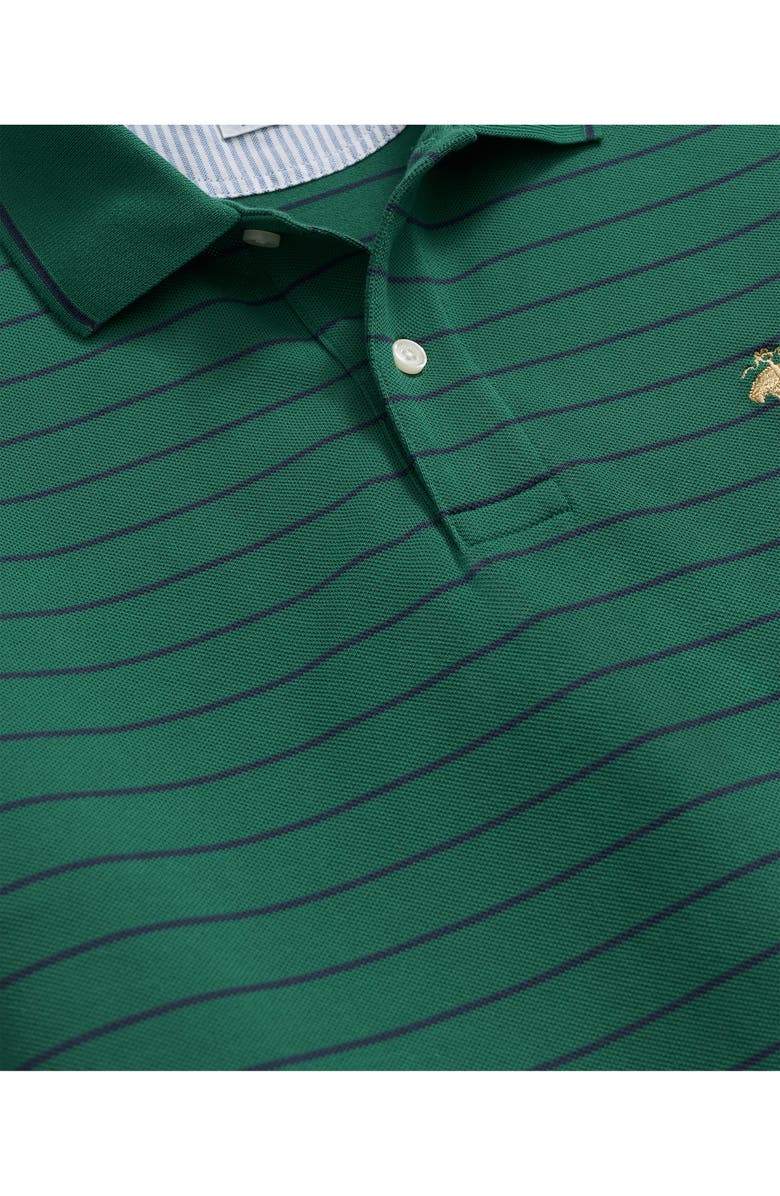 Brooks Brothers Trim Fit Stripe Stretch Supima<sup>®</sup> Cotton Piqué Polo, Alternate, color, 