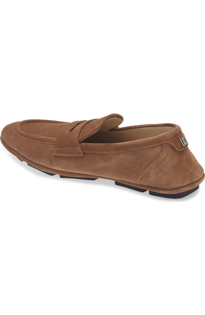 Dolce&Gabbana Crosta Driving Shoe, Alternate, color, Nocciola