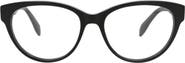 McQueen Core 52mm Cat Eye Optical Glasses