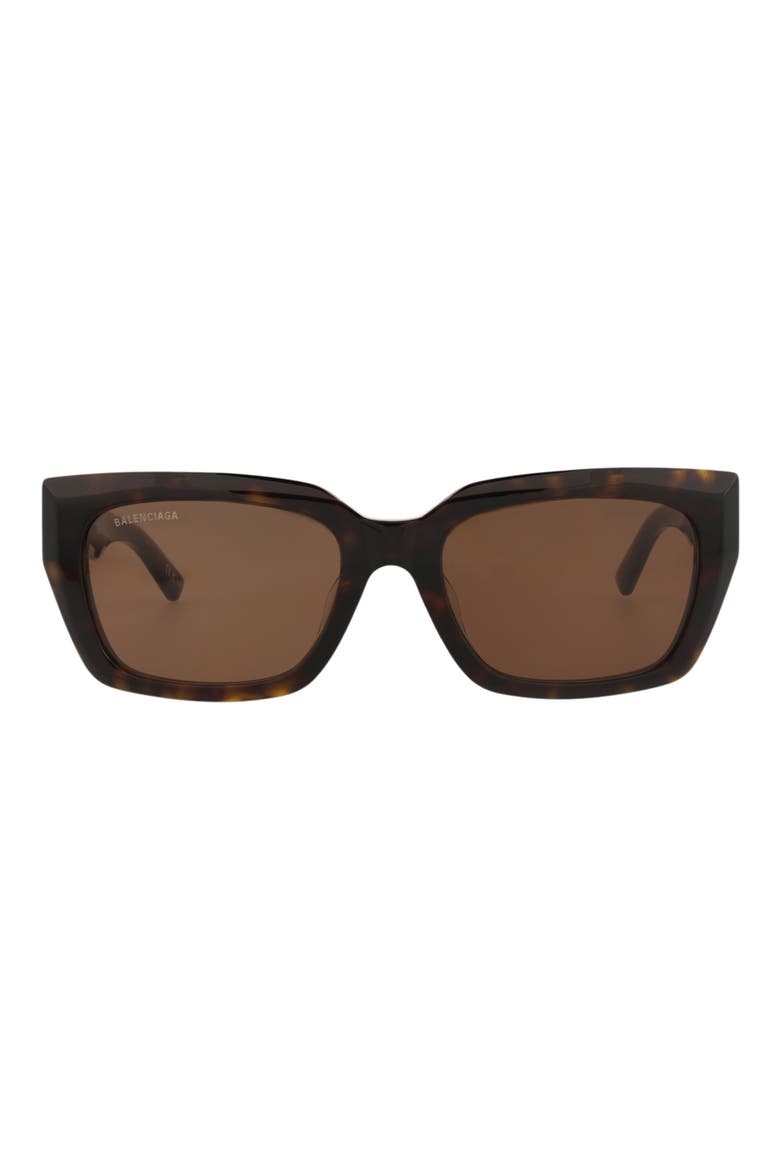 54mm Square Sunglasses, Main, color, HAVANA HAVANA BROWN