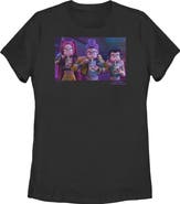 KPop Demon Hunters Women's KPop Demon Hunters Rumi, Mira and Zoey Ramyeon Graphic T-Shirt