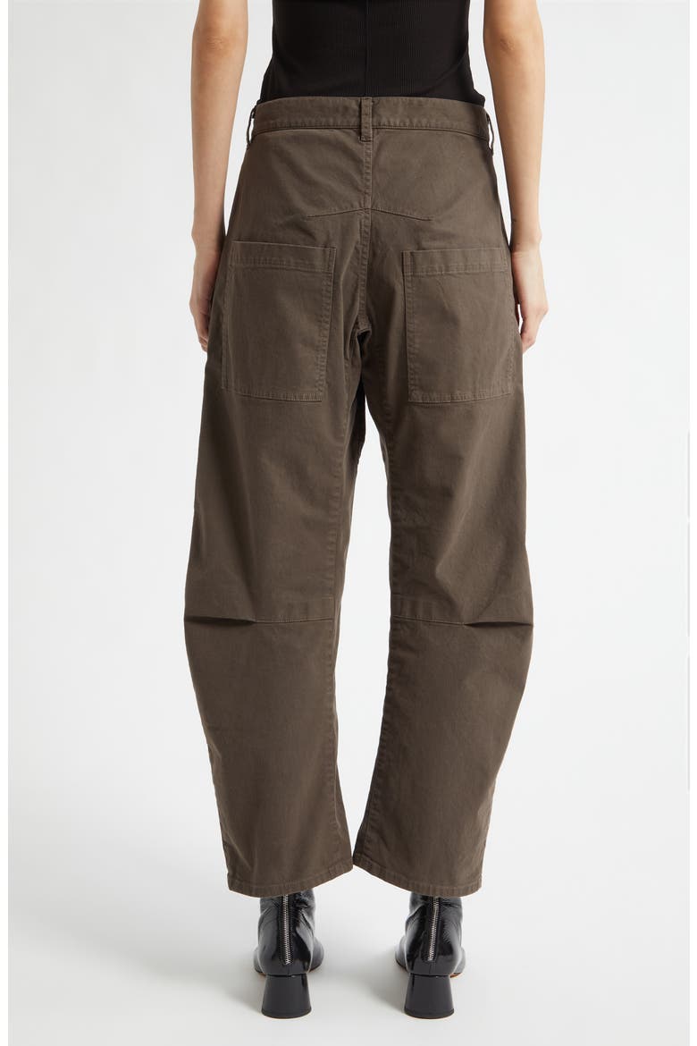 Shon Stretch Cotton Pants, Alternate, color, DARK WALNUT