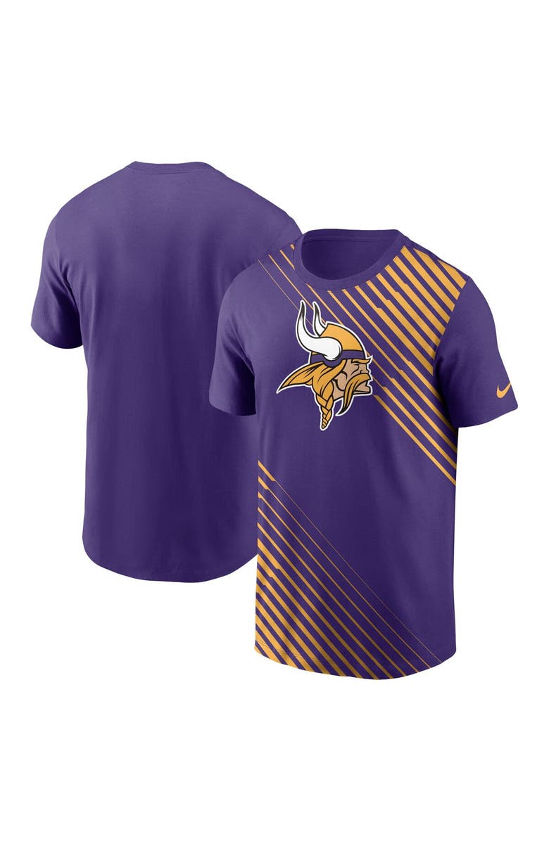 Nike Men's Nike  Purple Minnesota Vikings Yard Line Fashion Asbury T-Shirt, Main, color, 
