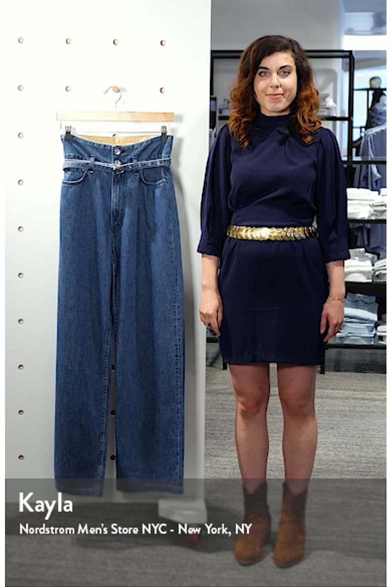 Paperbag Waist Wide Leg Jeans video