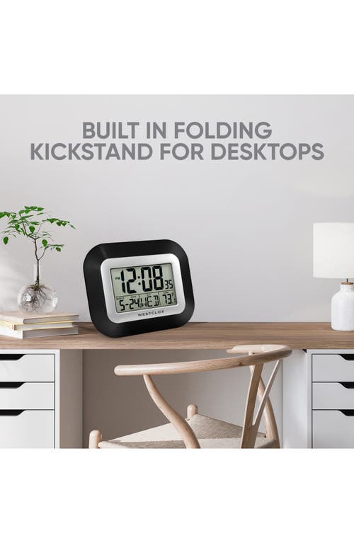 Westclox Digital Lcd Wall Clock