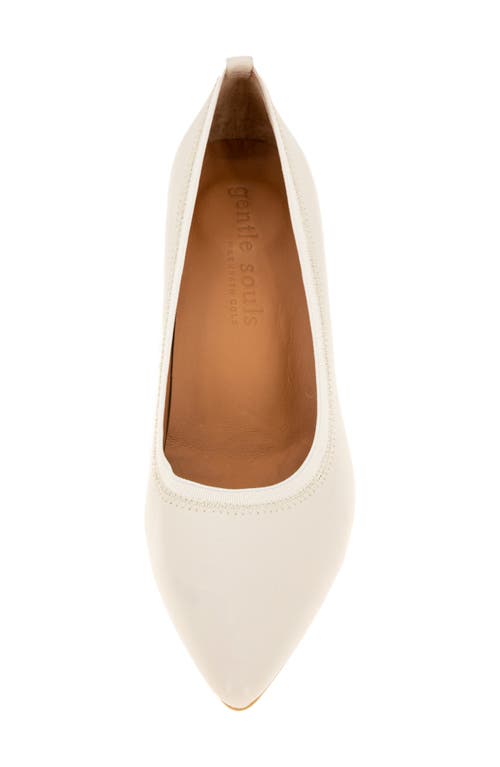 Gentle Souls Dionne Pointed Toe Pump In Gray