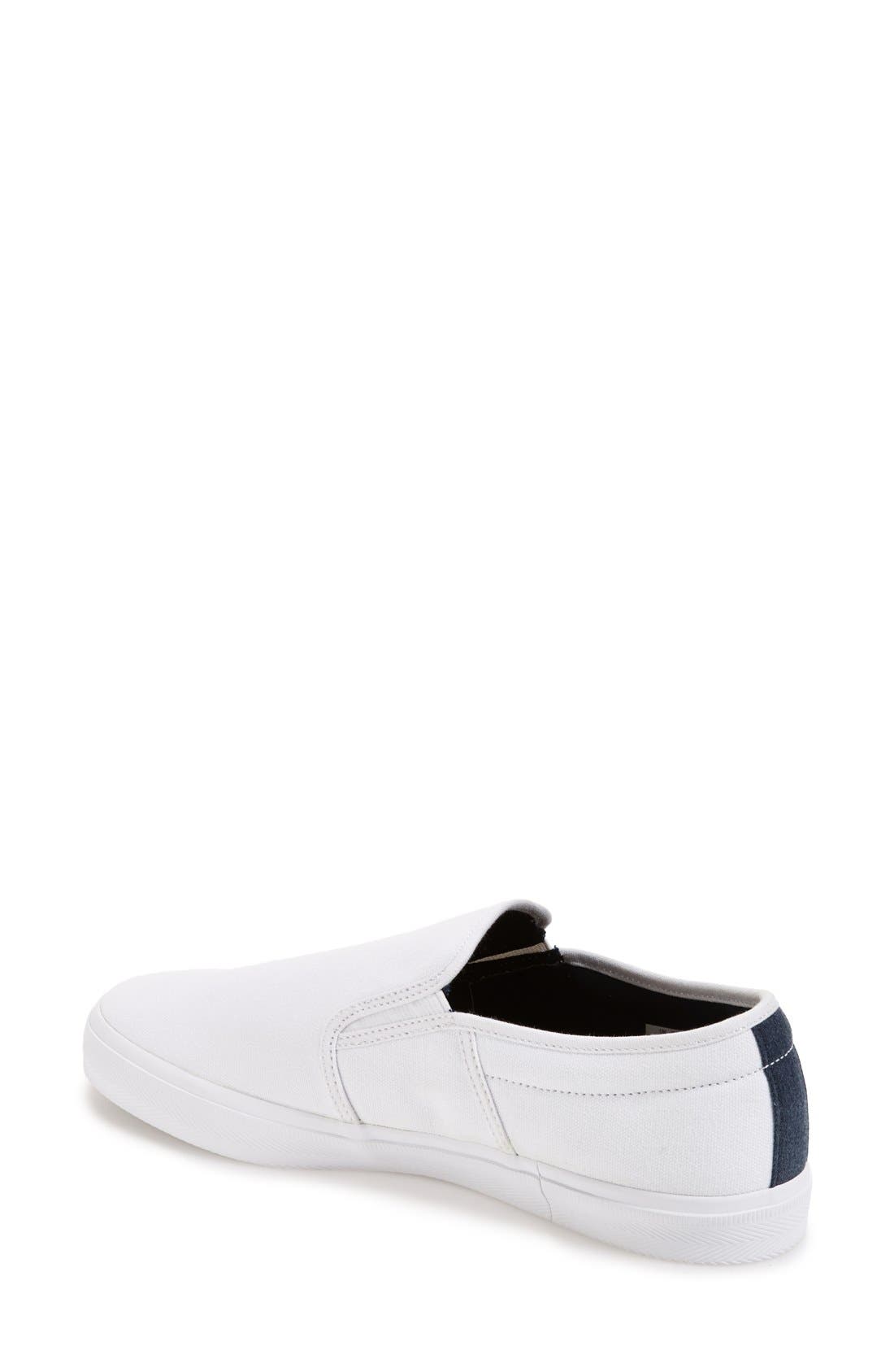 Lacoste 'Gazon Sport' Canvas Slip-On Sneaker, Alternate, color, 
