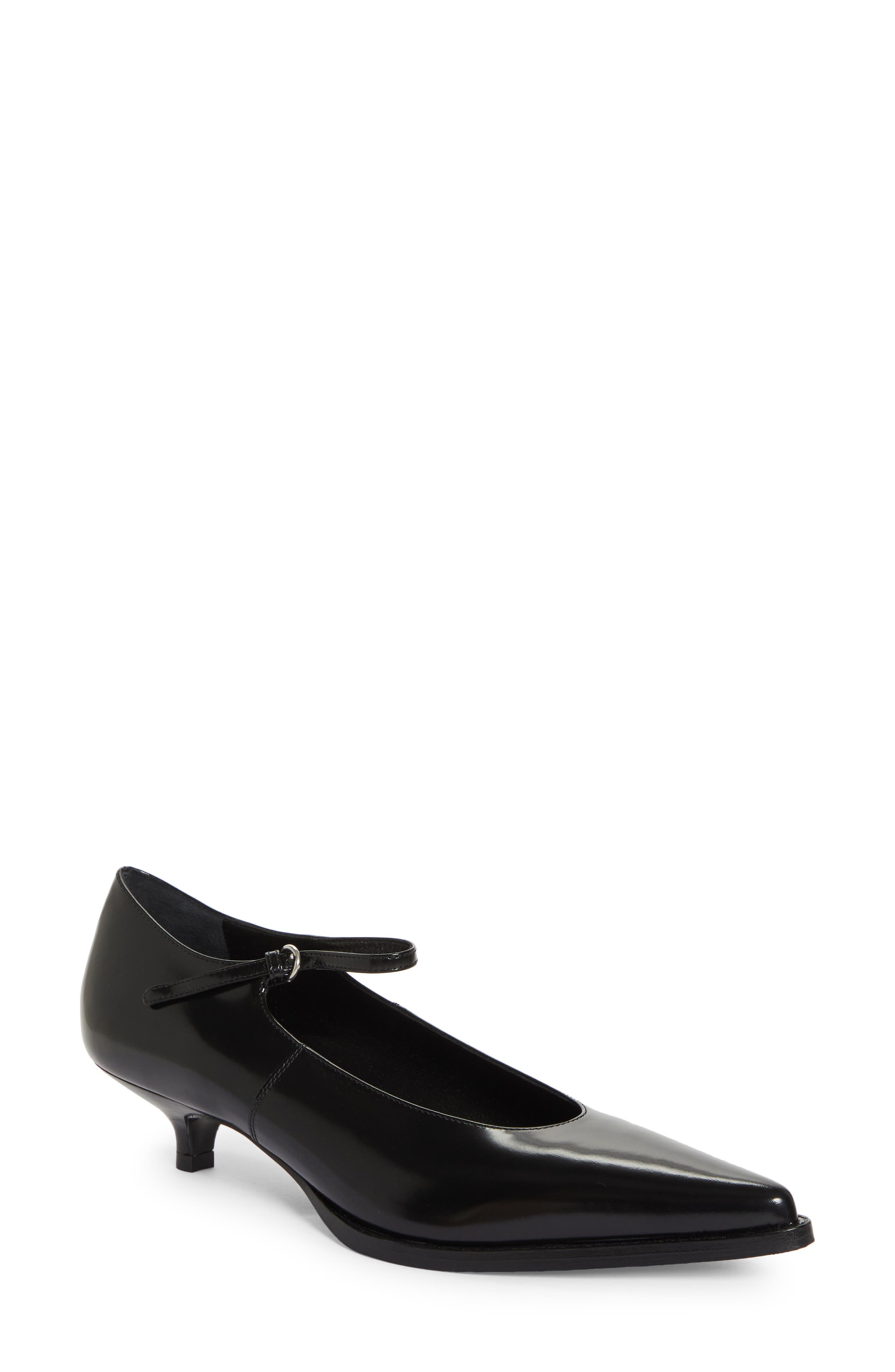 Kitten Heel Mary Jane Pump, Main, color, NERO