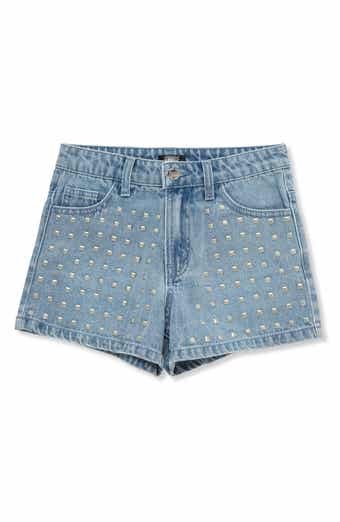 Truce Kids' Studded Denim Shorts