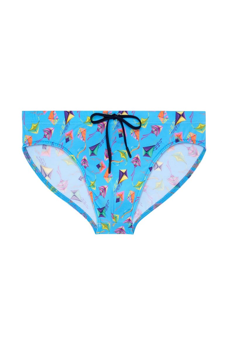Lido Swim Mini Briefs, Main, color, Blue Print