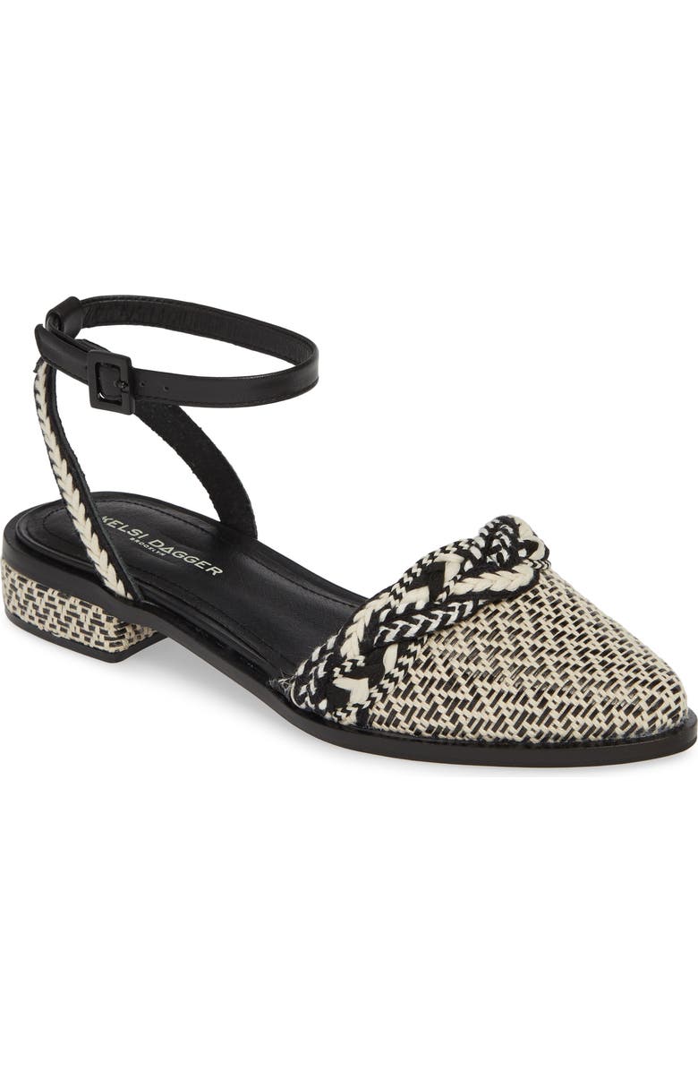 Kelsi Dagger Brooklyn Annalese Ankle Strap Flat, Main, color,