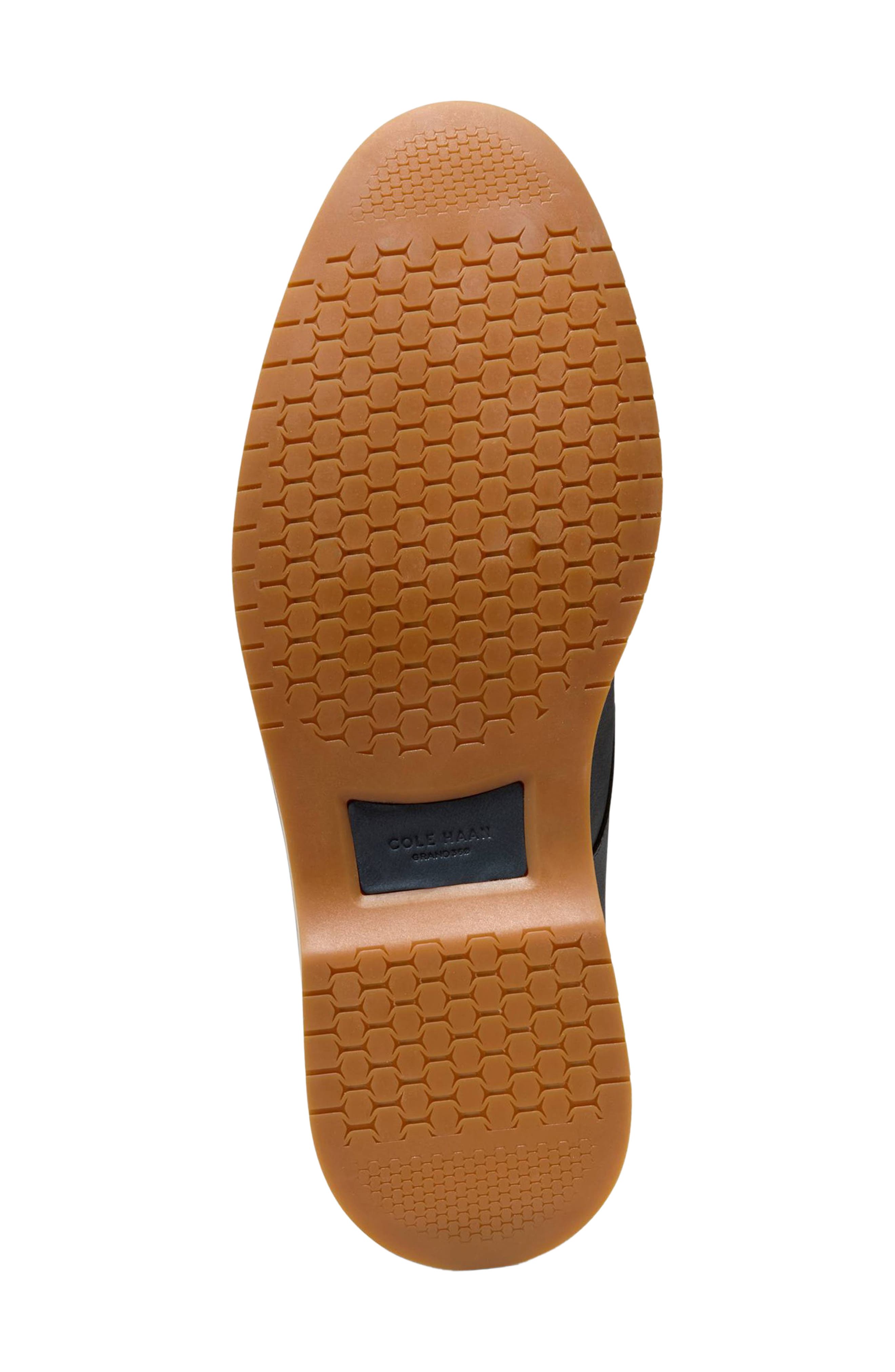 Cole Haan Mansfield Grand Plain Toe Derby, Alternate, color, Navy Blazer Nubuck/British Tan