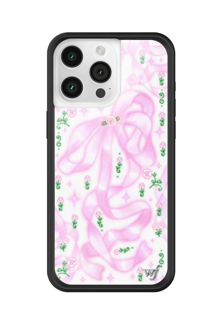 Ribbons & Rosettes iPhone Case, Alternate, color, Pink