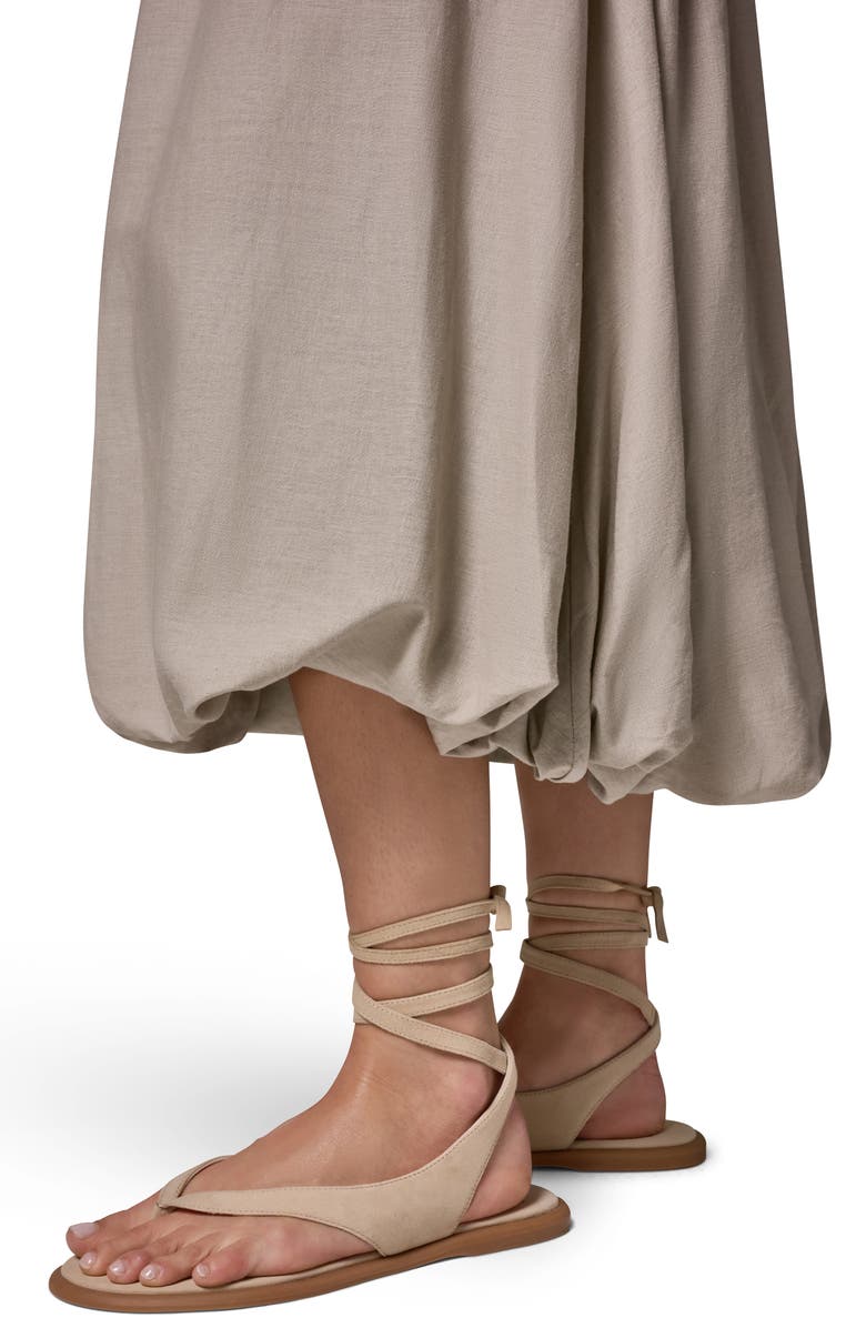 Donna Karan New York Linen Blend Bubble Skirt, Alternate, color, Tuscan Grey