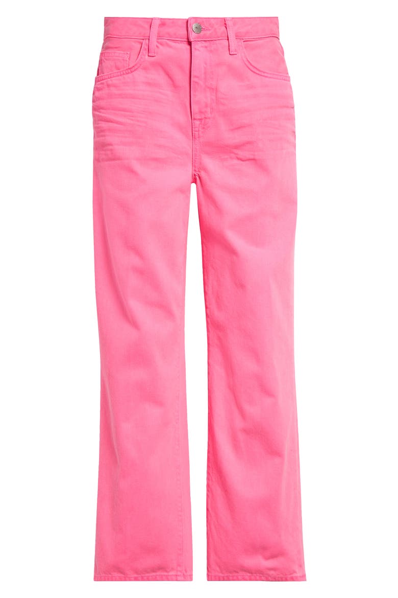 June High Waist Crop Stovepipe Jeans, Alternate, color, SHOCKING P