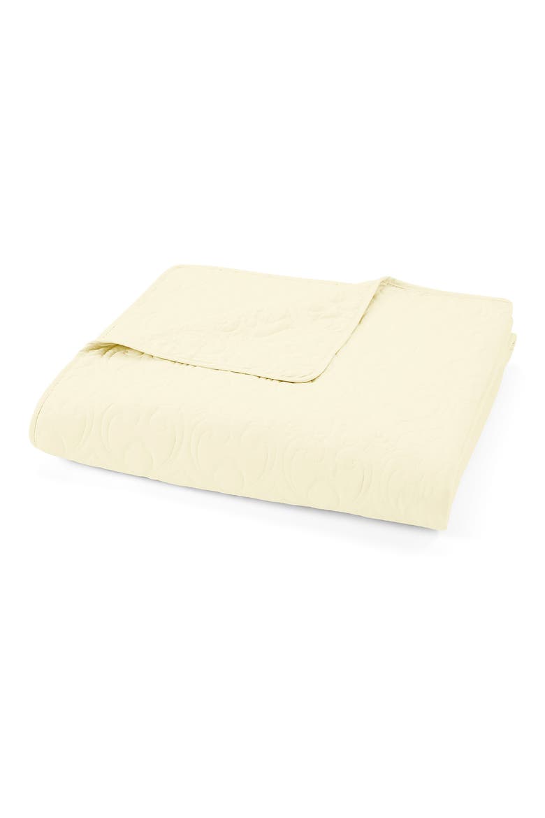 HOME SPUN Premium Ultra Soft Damask Pattern Quilted Coverlet Set, Main, color, YELLOW