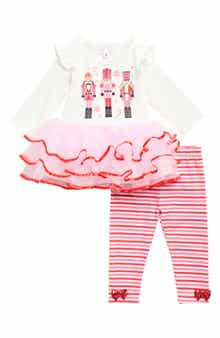 Nutcracker Dress & Leggings Set