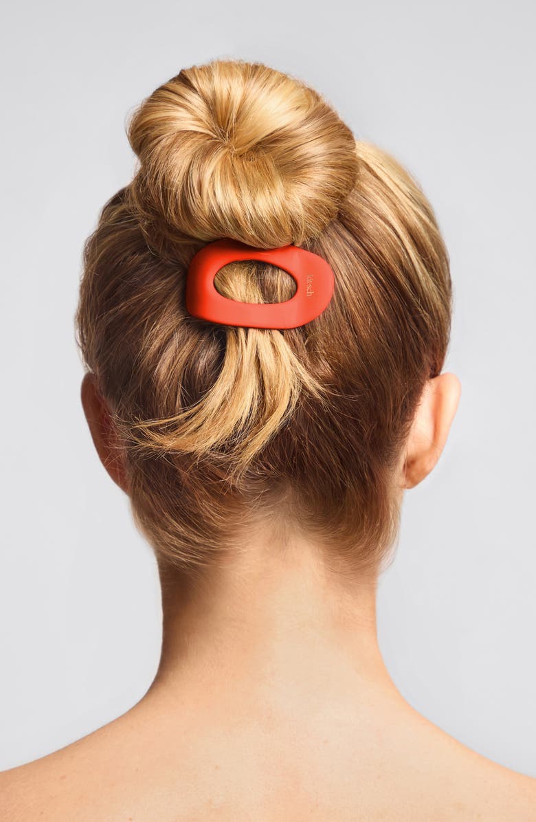 Kitsch Recycled Plastic Hair Clip, Alternate, color, Cherry