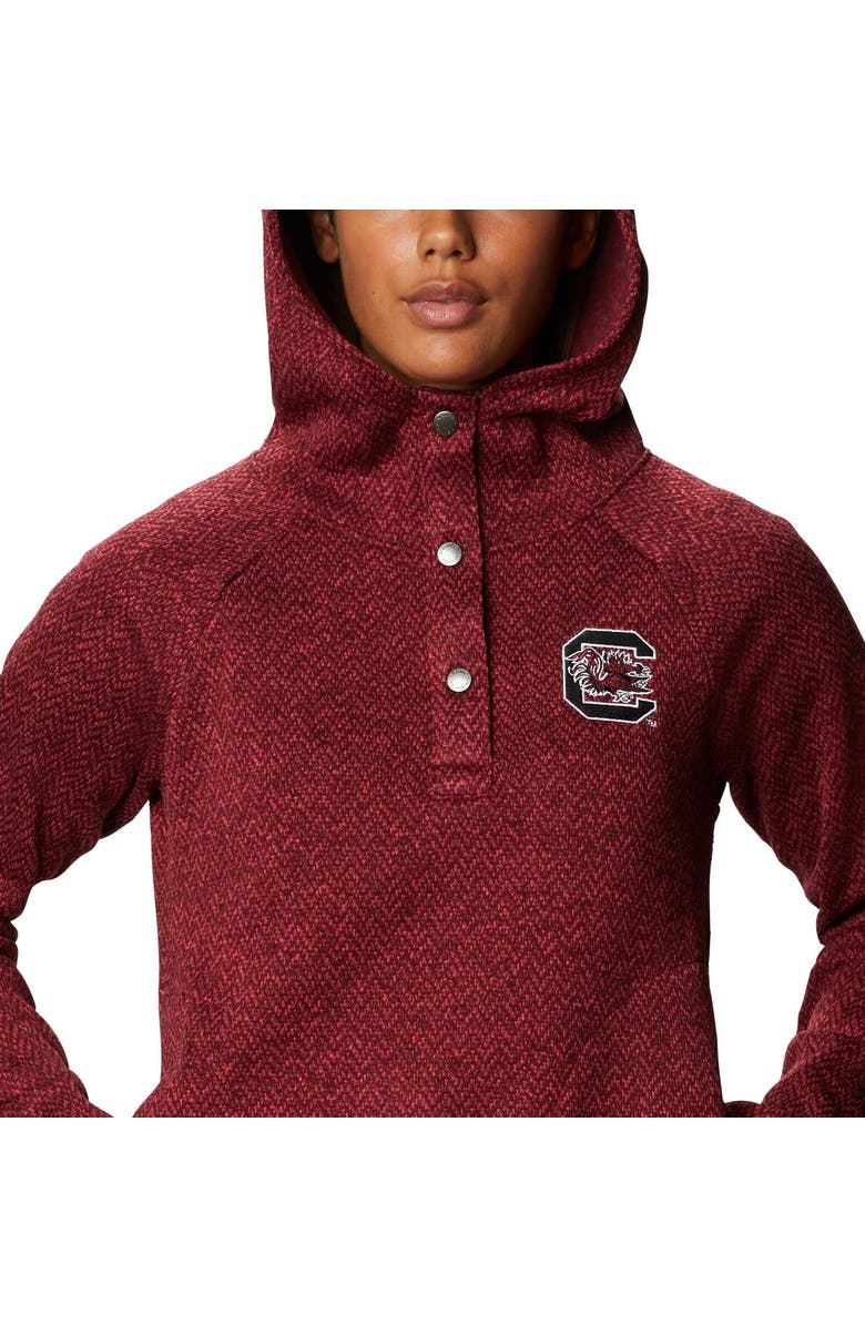 Columbia Women's Columbia Garnet South Carolina Gamecocks Darling Days Raglan Fleece Pullover Hoodie, Alternate, color, 