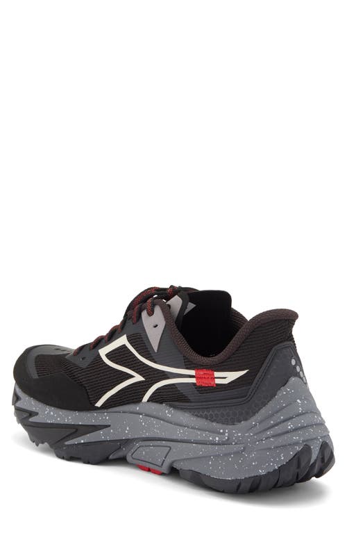 Diadora Sestriere Xt 2 Trail Running Shoe In Black/steel Gray