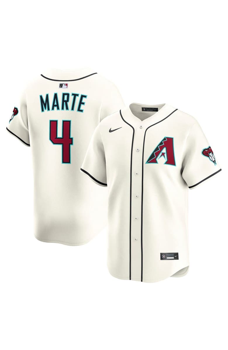Nike Men's Nike Ketel Marte Cream Arizona Diamondbacks Home Limited Player Jersey, Main, color, Cream