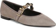 Veronica Beard Selene Charms Pointed Toe Flat