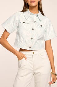 Ramy Brook Winnie Short Sleeve Crop Jacket