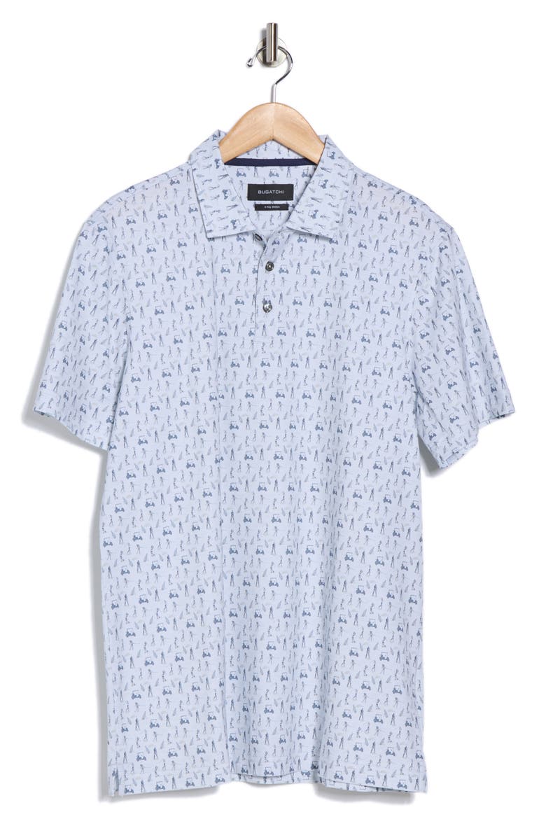 Stretch OoohCotton® Knit Polo, Alternate, color, STONE