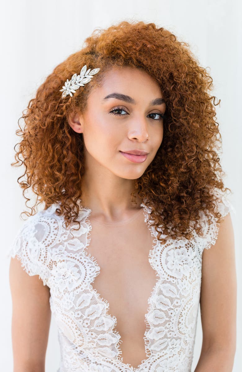 Brides & Hairpins Carolina Crystal Hair Clip, Alternate, color, 