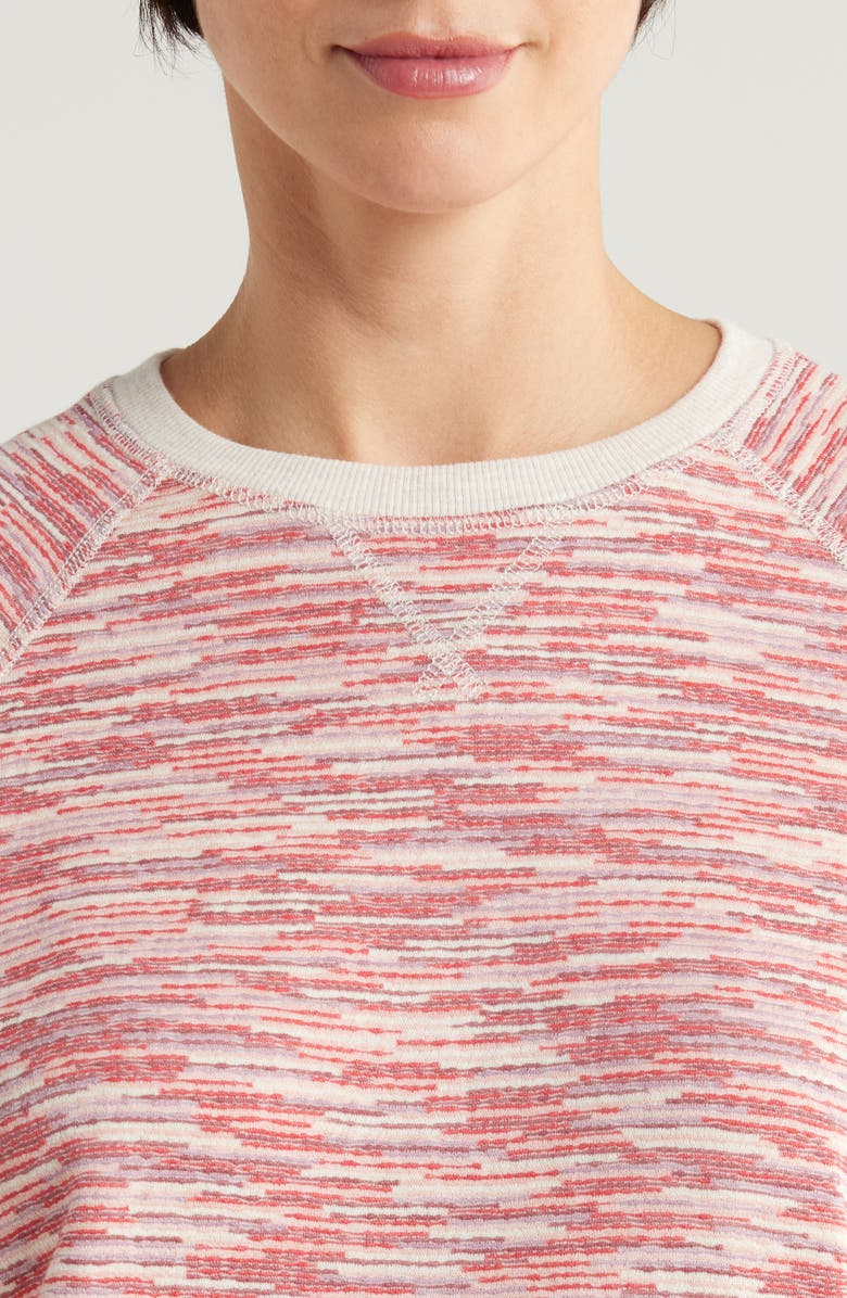 Marine Layer Reversible Raglan Sleeve Sweatshirt, Alternate, color,