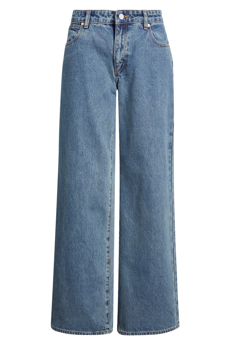 '99 Alison Baggy Straight Leg Jeans, Alternate, color, TINT MID BLUE