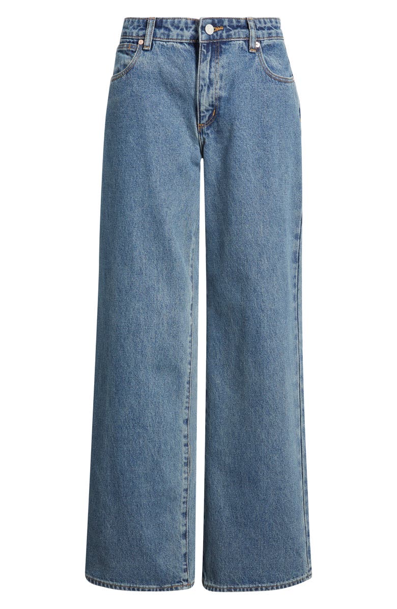 ABRAND '99 Alison Baggy Straight Leg Jeans, Alternate, color, Tint Mid Blue