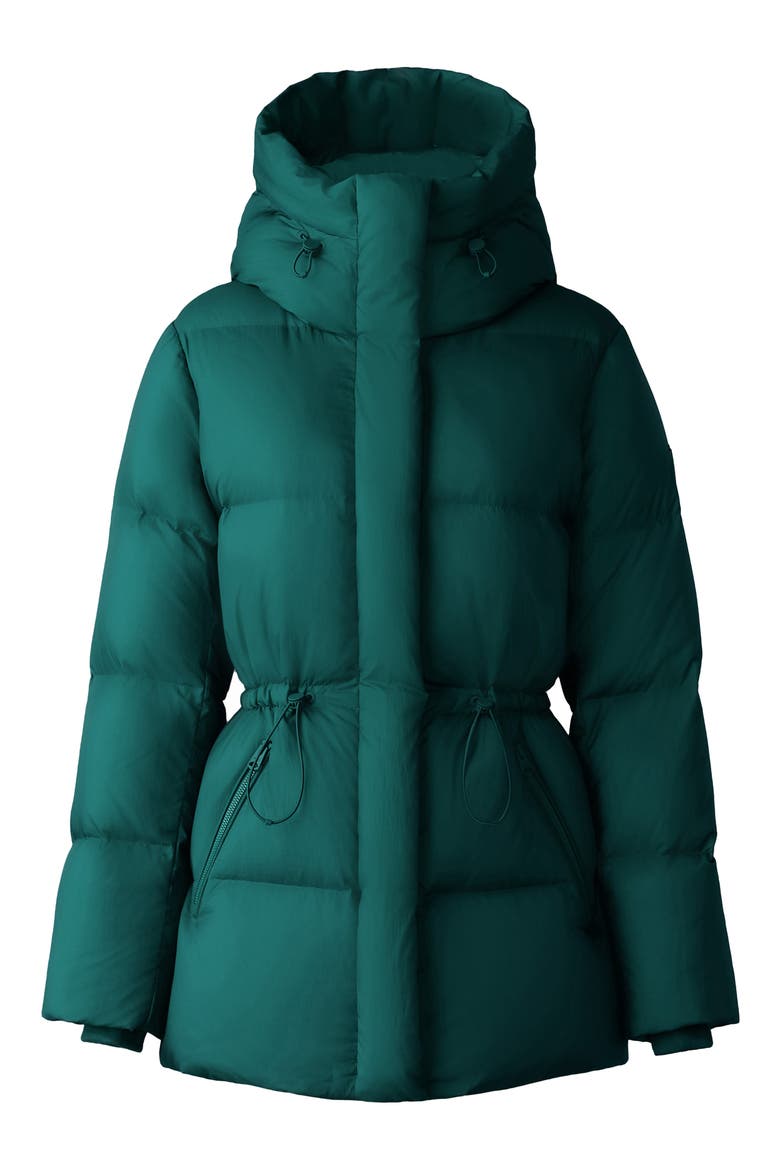 Freya-SW Water Repellent 750 Fill Power Down Puffer Jacket, Alternate, color, EMERALD