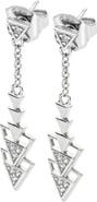 Lucy Quartermaine Art Deco Triangle Earrings