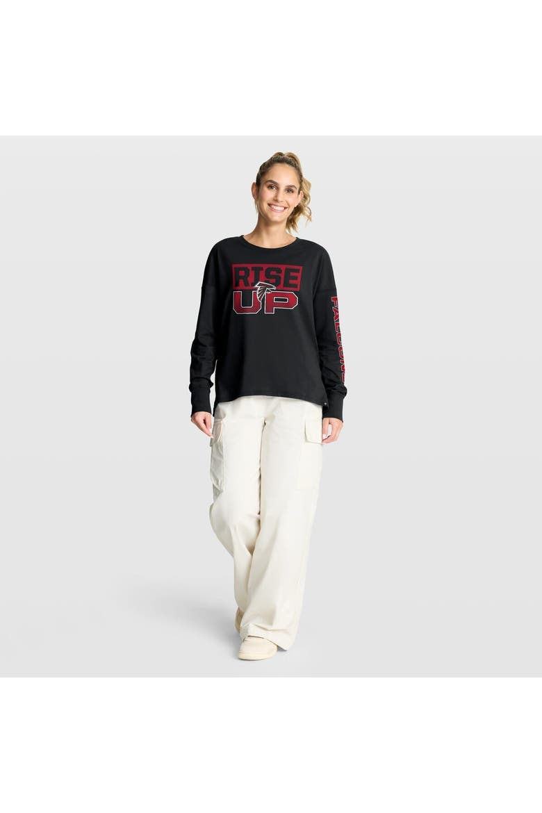 Women's Fanatics Black Atlanta Falcons Hometown Legacy Long Sleeve T-Shirt, Alternate, color, Black