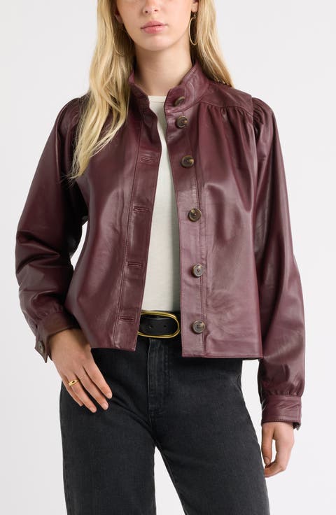 Leather Swing Jacket