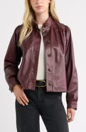 Treasure & Bond Leather Swing Jacket