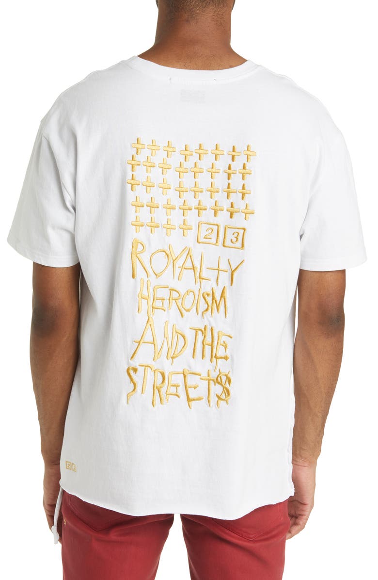 Ksubi Men's Royalty Embroidered Biggie T-Shirt, Alternate, color,
